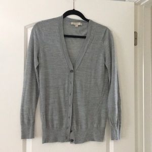 Gray cardigan